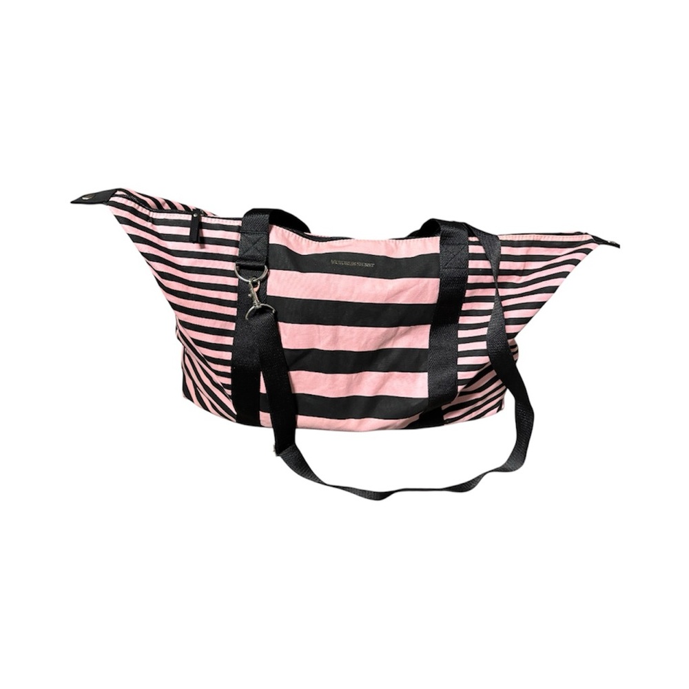 Victoria's Secret Pink and Black Travel Bag